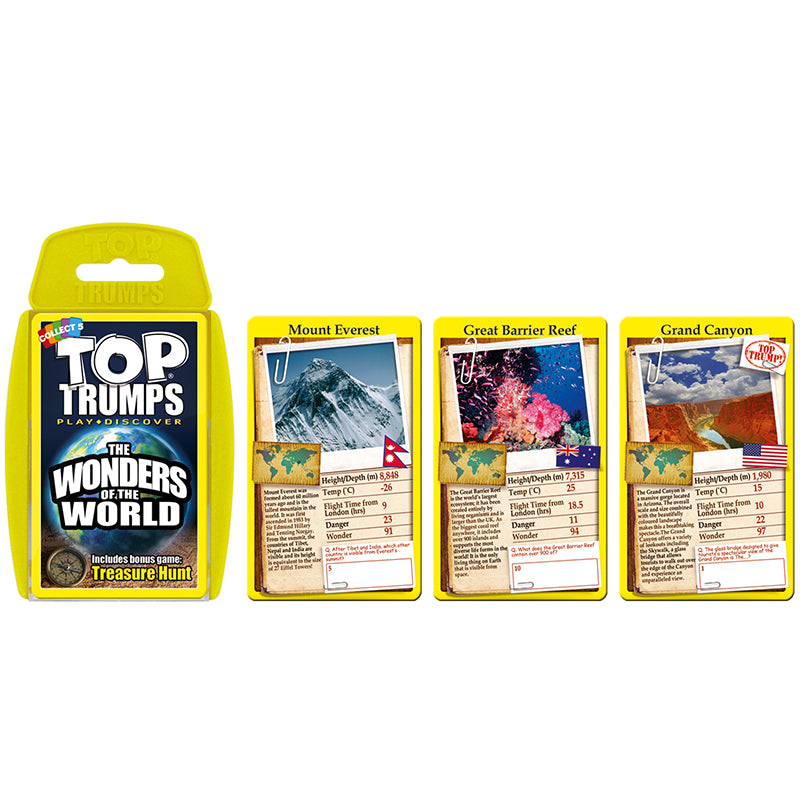Top Trumps: Wonders of the World Cards