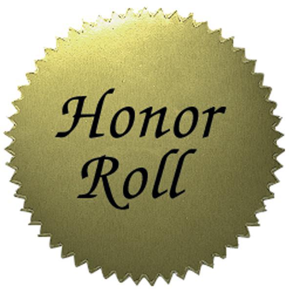 Gold Stickers - Honor Roll