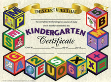 Kindergarten Certificate 2