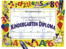 Kindergarten Diploma 1