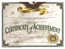 Certificate of Achievement 2
