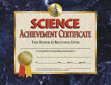 Science Achievement Certificate