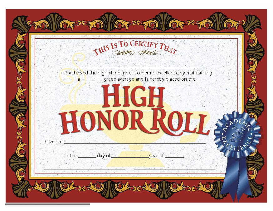 High Honor Roll 1