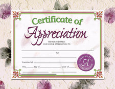 Certificate of Appreciation 2