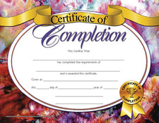 Certificate of Completion 1