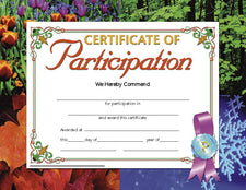 Certificate of Participation 1