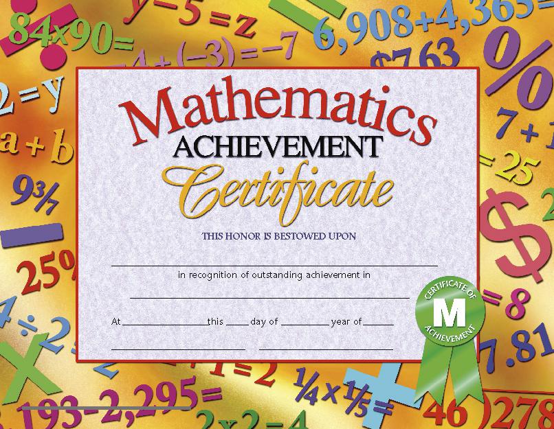 Math Achievement 1