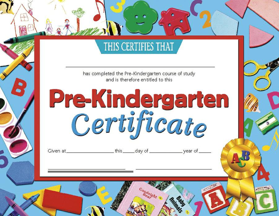 Pre-Kindergarten Certificate 1