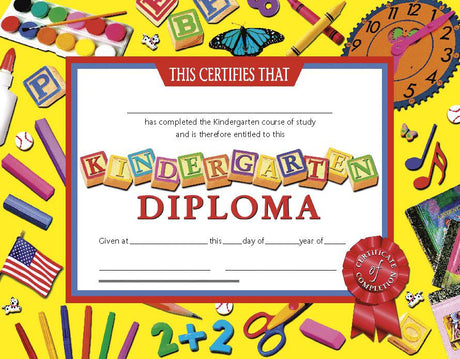 Kindergarten Diploma 3