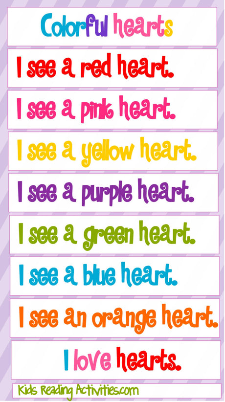 Valentine's Day Shared Reading Printables