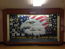 "Thank You For Answering The Call..." Veterans Day Bulletin Board