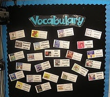 Picture Books & Vocabulary - Literacy Bulletin Board Decoration