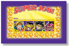 Superheroes Incentive Punch Cards