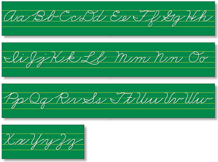 Alphabet Lines - Traditional Cursive