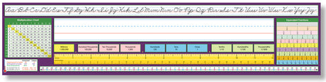 Adhesive Intermediate Traditional Cursive Desk Plates