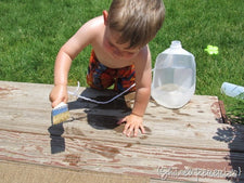 Water Painting - and an Ingenious Homemade Painting Tool!