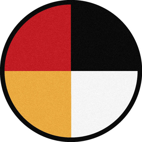 Wheel of Life™ Classroom Rug, 5'4" Round