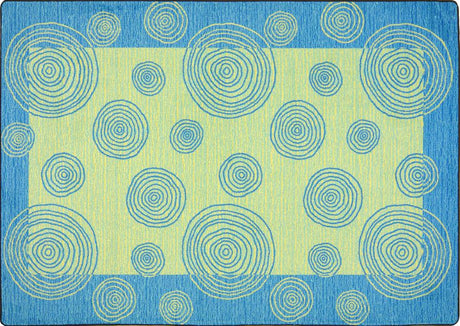 Whimzi© Classroom Rug, 5'4" x 7'8" Rectangle Teal