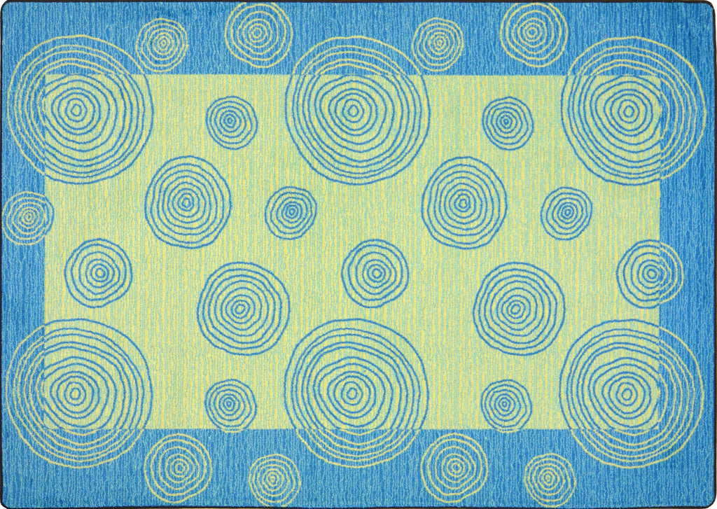 Whimzi© Classroom Rug, 3'10" x 5'4" Rectangle Teal