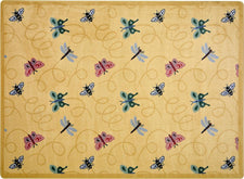 Wing Dings© Classroom Rug, 5'4" x 7'8" Rectangle Gold