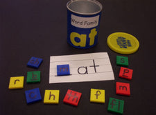 Literacy Center Activity - Word Family Cans