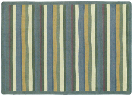 Yipes Stripes© Classroom Rug, 7'8" x 10'9" Rectangle Soft