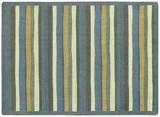 Yipes Stripes© Classroom Rug, 7'8" x 10'9" Rectangle Soft