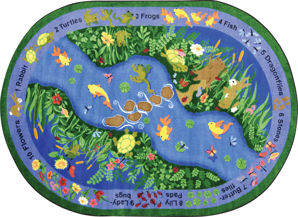 You Can Find© Classroom Rug, 7'8" x 10'9"  Oval