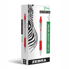 Z-Grip Ballpoint Pen Red, 1 Dozen